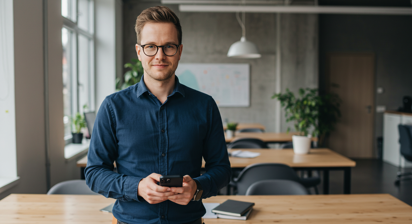 Nederlandse ondernemer met WhatsApp-assistent